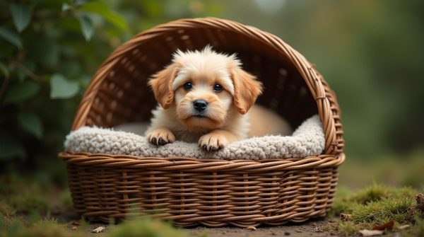 Panier osier pour chien : allier confort et naturel pour votre compagnon