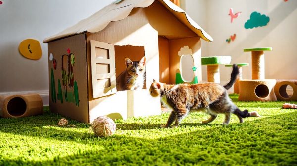 Top 5 idées de maisons en carton amusantes pour chats