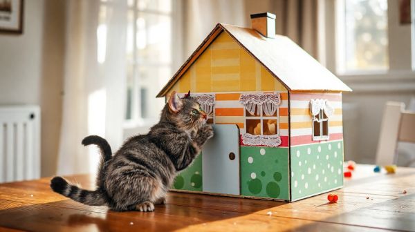 Top 5 idées de maisons en carton amusantes pour chats